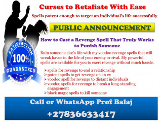 Most Powerful Revenge Spells That Actually Work in 2024 (Easy to Do) - Black Magic Death Spells to Kill Someone Instantly +27836633417