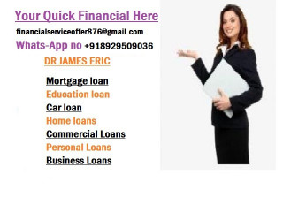 URGENT LOAN OFFER ARE YOU IN NEED CONTACT US